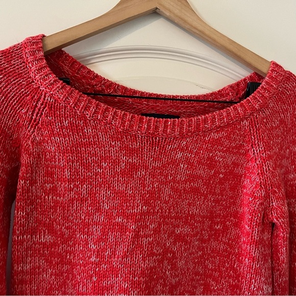 Sale! American Eagle Cotton Rich Coral Long Sleeve Sweater Women’s Size Small - Picture 9 of 16